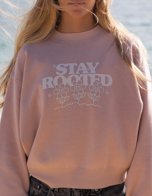 Stay Rooted Knit Sweater by Elevated Faith
