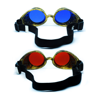 Steampunk Goggles and Kaleidoscope Glasses by SoJourner