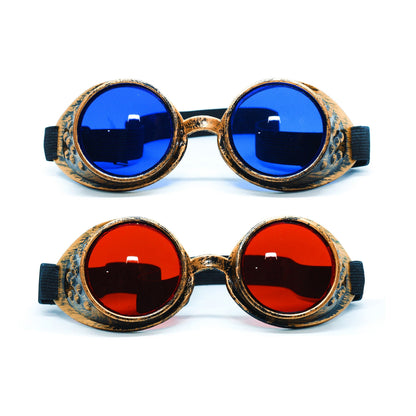 Steampunk Goggles and Kaleidoscope Glasses by SoJourner