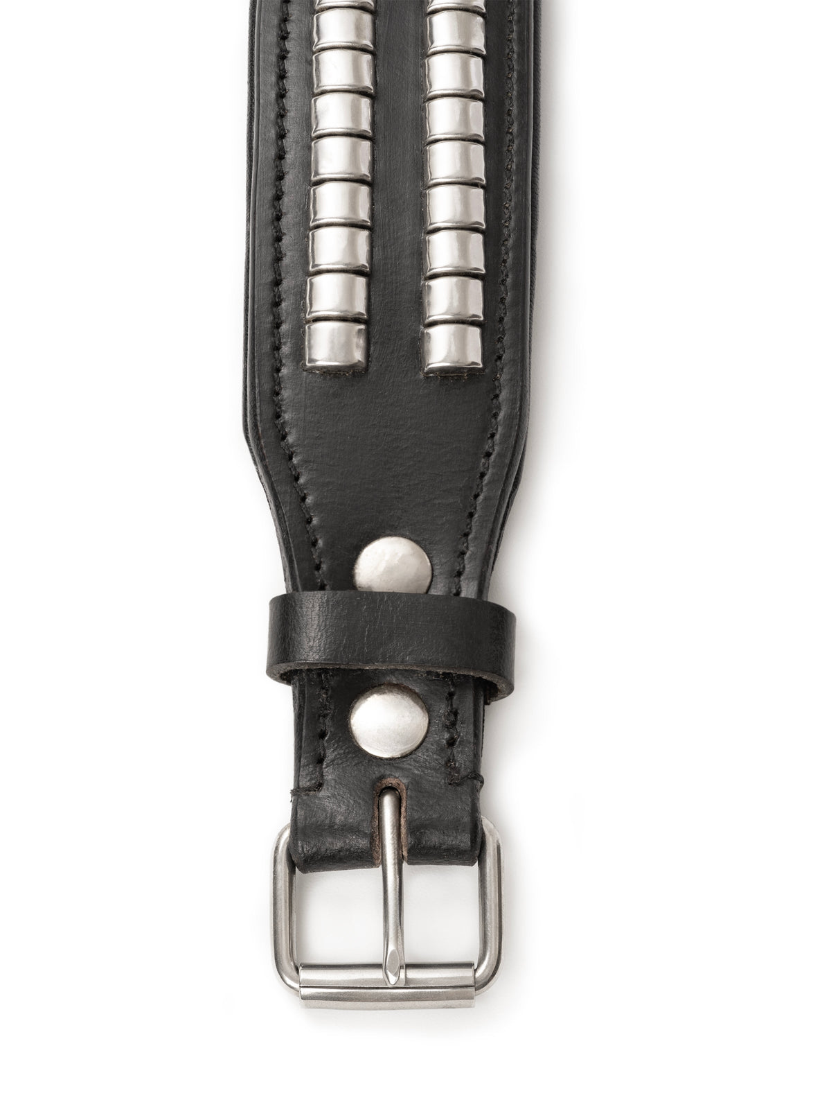 Leather Collar with Designer Studs by Classy Leather Bags