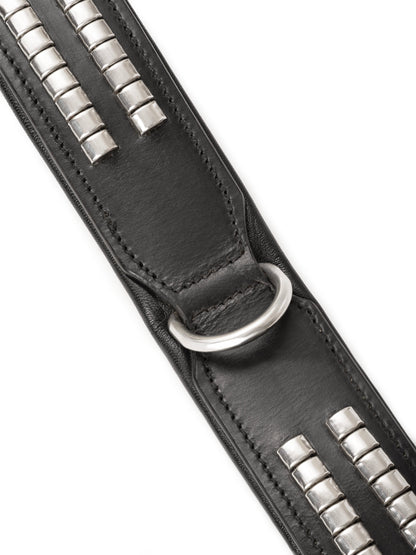 Leather Collar with Designer Studs by Classy Leather Bags