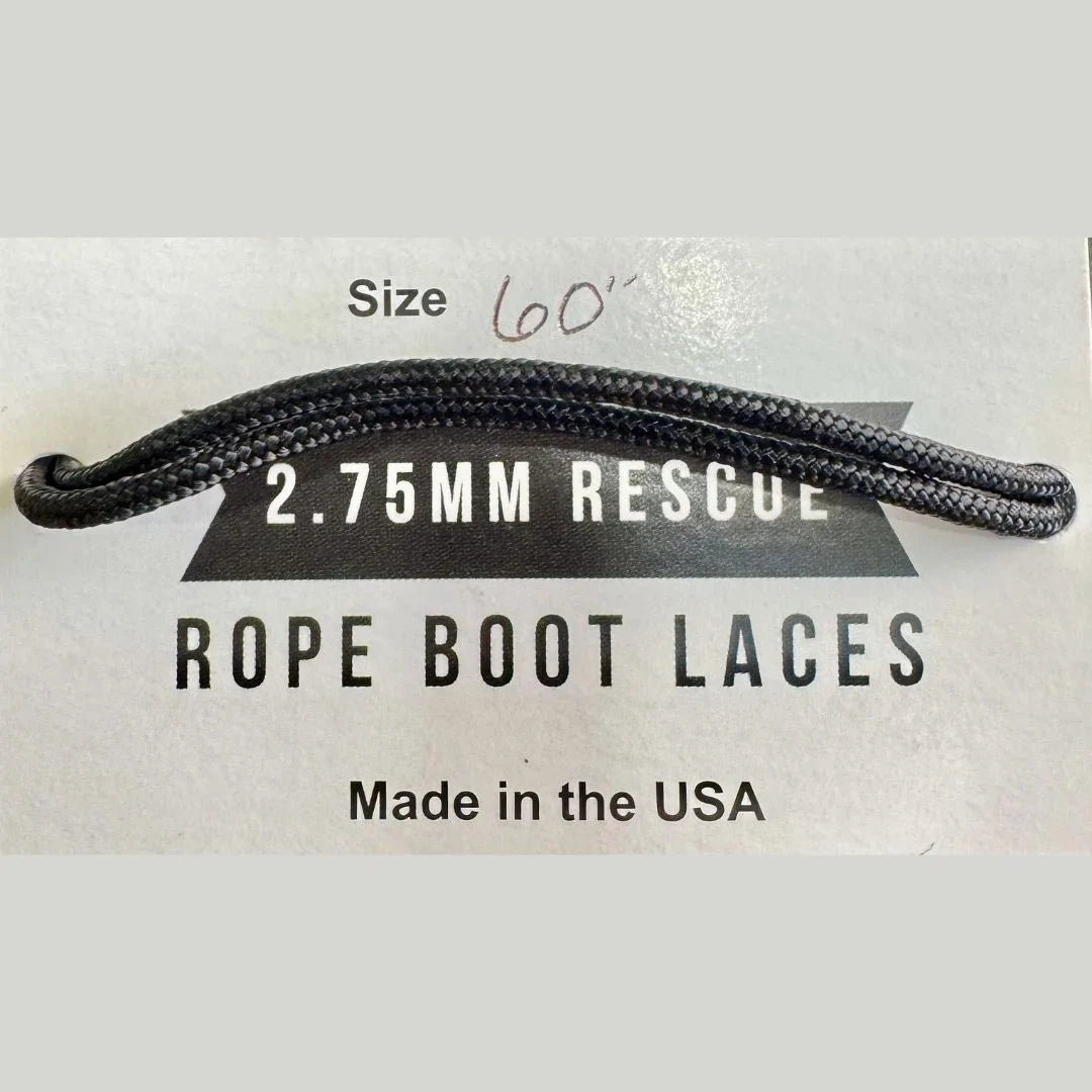 Sterling Rope Boot Laces by Recycled Firefighter