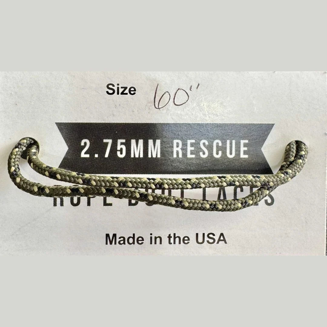 Sterling Rope Boot Laces by Recycled Firefighter