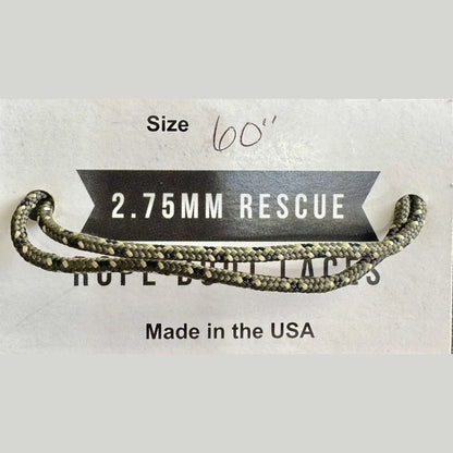 Sterling Rope Boot Laces by Recycled Firefighter