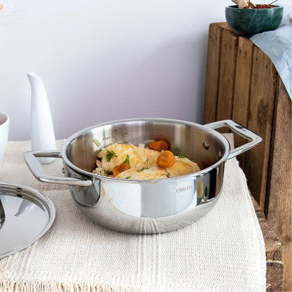 Stewpan with Lid by CRISTEL USA