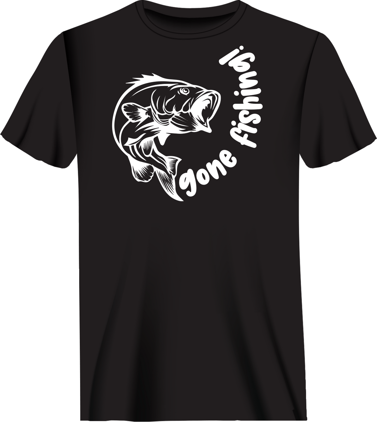 Gone Fishing v1 Man T-Shirt by Outdoorzees