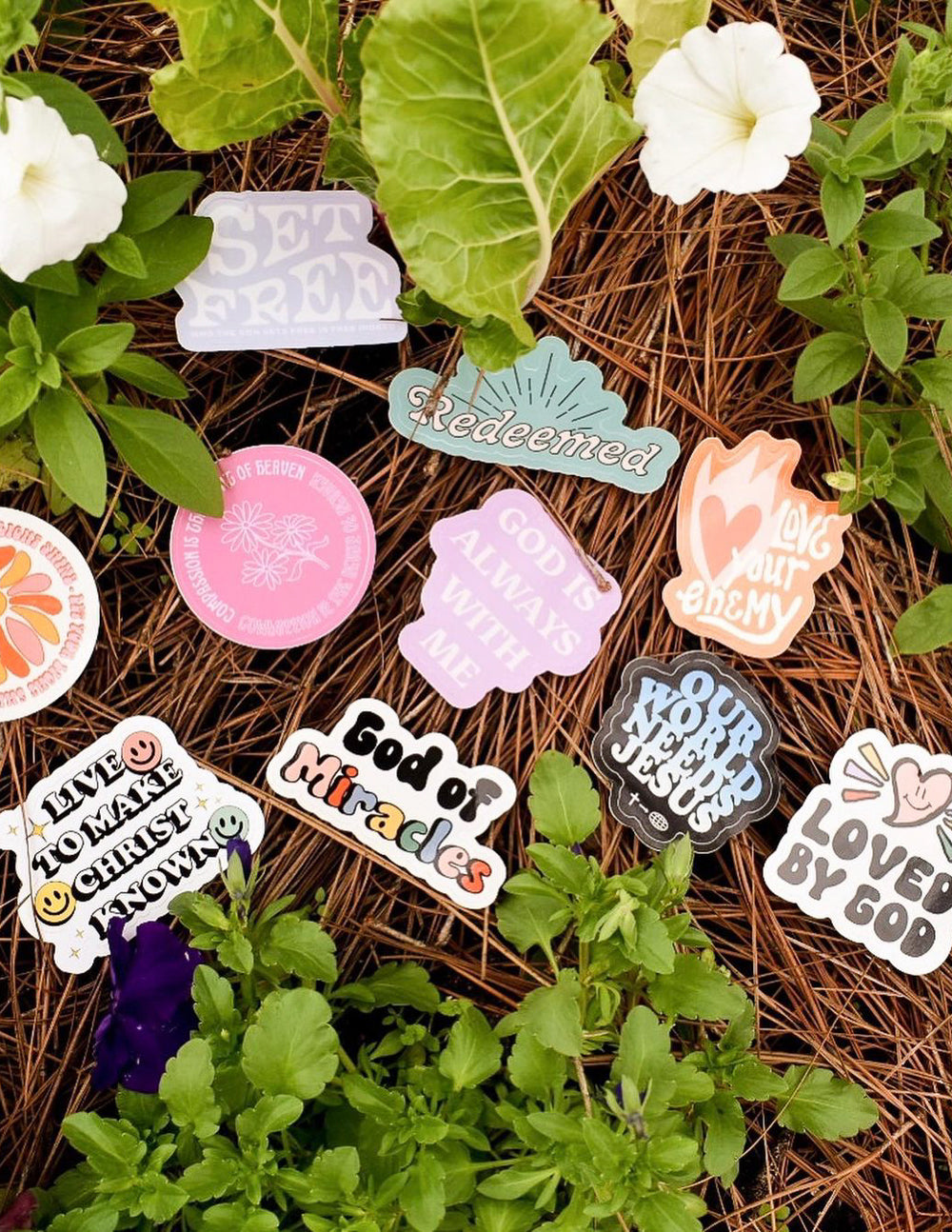 50 Random Stickers by Elevated Faith