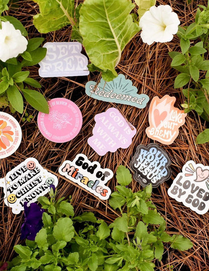 50 Random Stickers by Elevated Faith