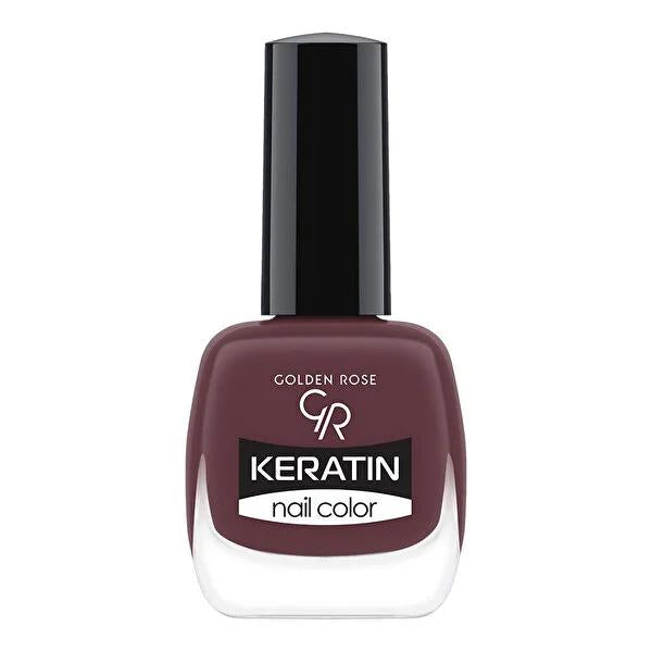 Golden Rose Keratin Nail Polish No:119 - Long-Lasting Nail Color with Keratin Enriched Formula by Beauty Care Bag