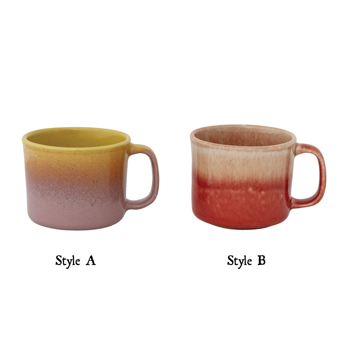 Reactive Glaze Ceramic Coffee Mug by Rust & Cinder