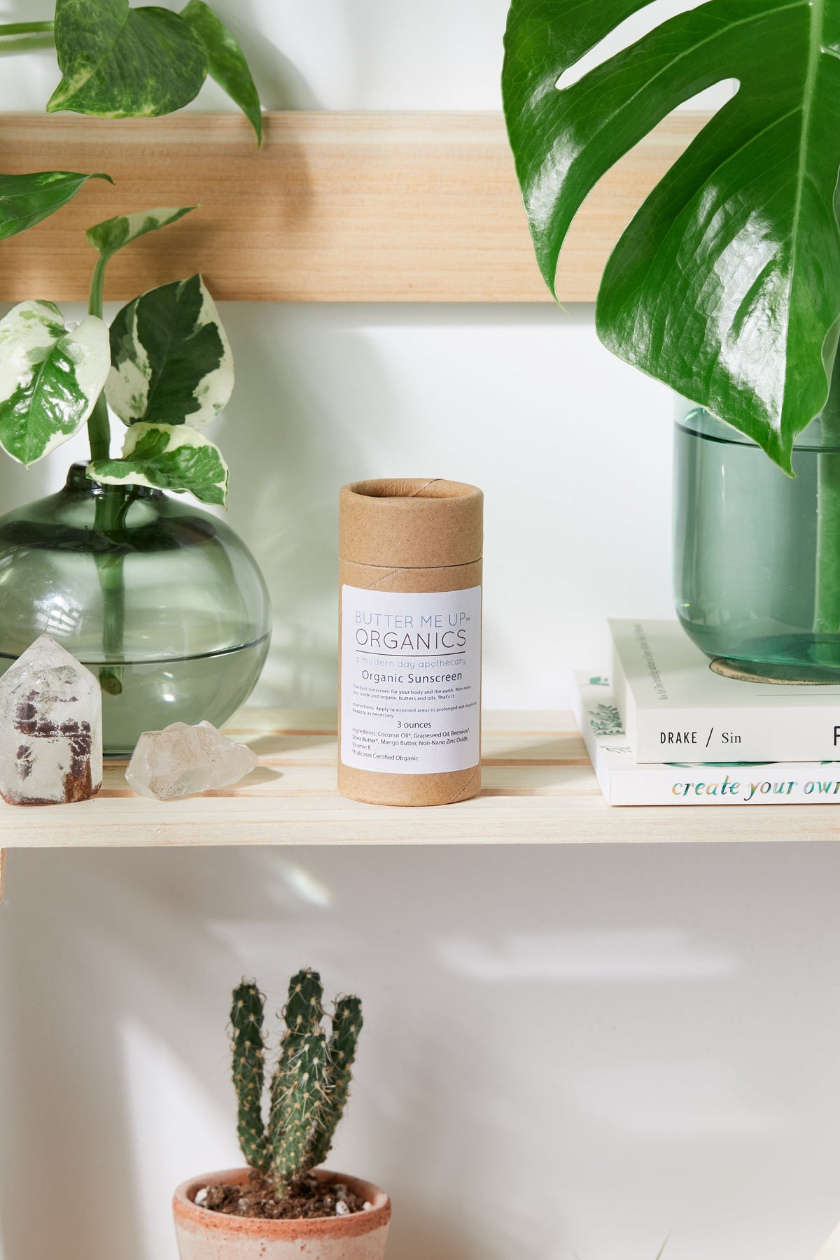Natural Organic Suns Block/ Safe Protection/ Non-Nano Zinc Oxide / by White Smokey