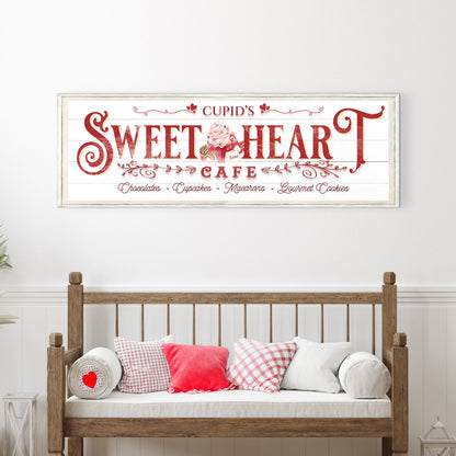 Sweetheart Cafe Sign by Tailored Canvases