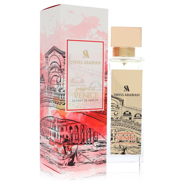 Swiss Arabian Passion of Venice by Swiss Arabian Extrait De Parfum Spray (Unixex) 3.4 oz for Women by Avera Group
