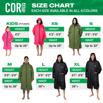 Kids Swim Parka Ages 4-8 by COR Surf