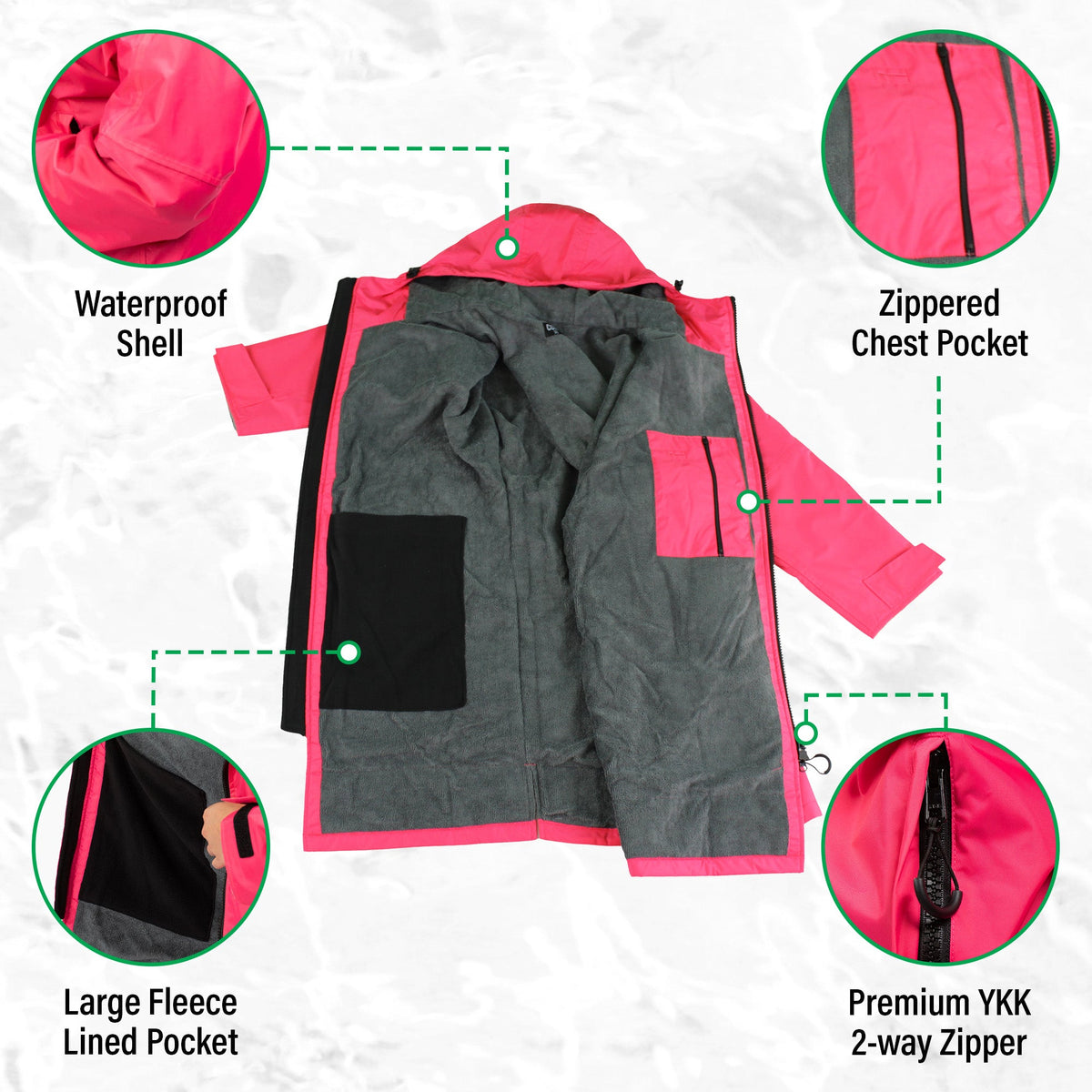 Kids Swim Parka Ages 4-8 by COR Surf