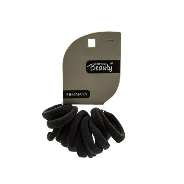 For Your Beauty Black Microfiber Hair Towel Set of 12 - Quick Drying, Gentle on Hair by Beauty Care Bag