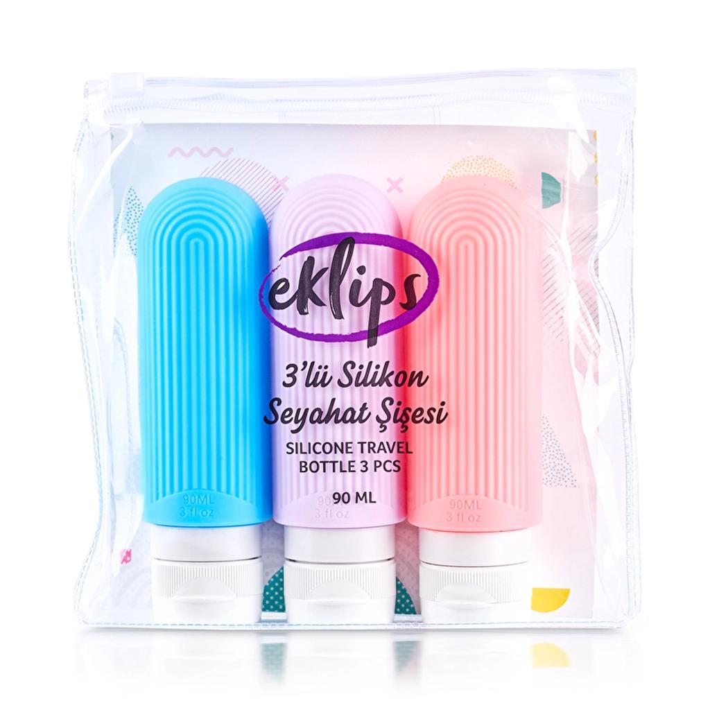 Eklips Silicone Travel Bottle 3-Pack Leak-Proof 90 ml by Beauty Care Bag