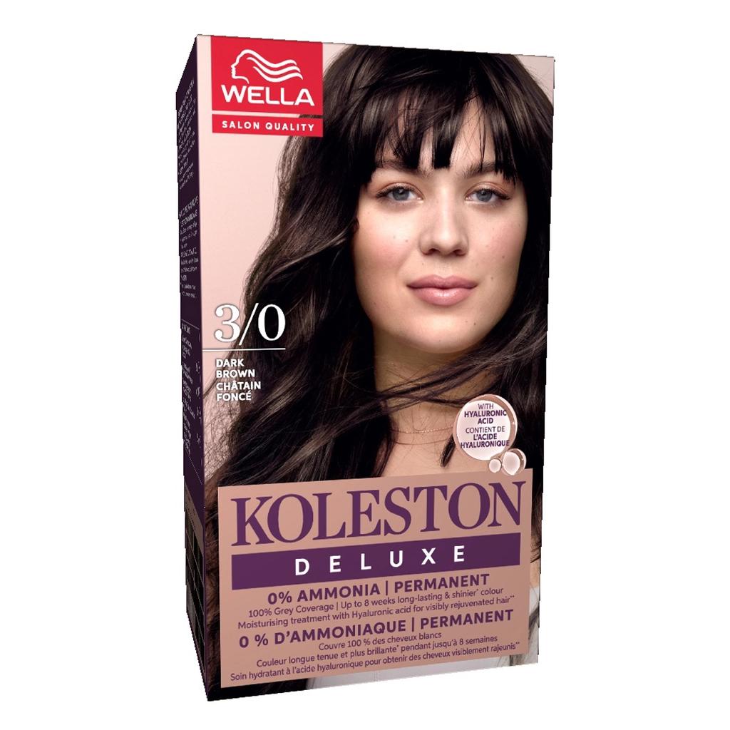 Wella Koleston Deluxe Ammonia-Free Hair Dye 3/0 Dark Brown by Beauty Care Bag