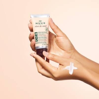 Nuxe Reve De Miel: Intensive Honey Hand Cream for Dry, Damaged Skin | Repairing & Moisturizing with Centella Asiatica by Beauty Care Bag