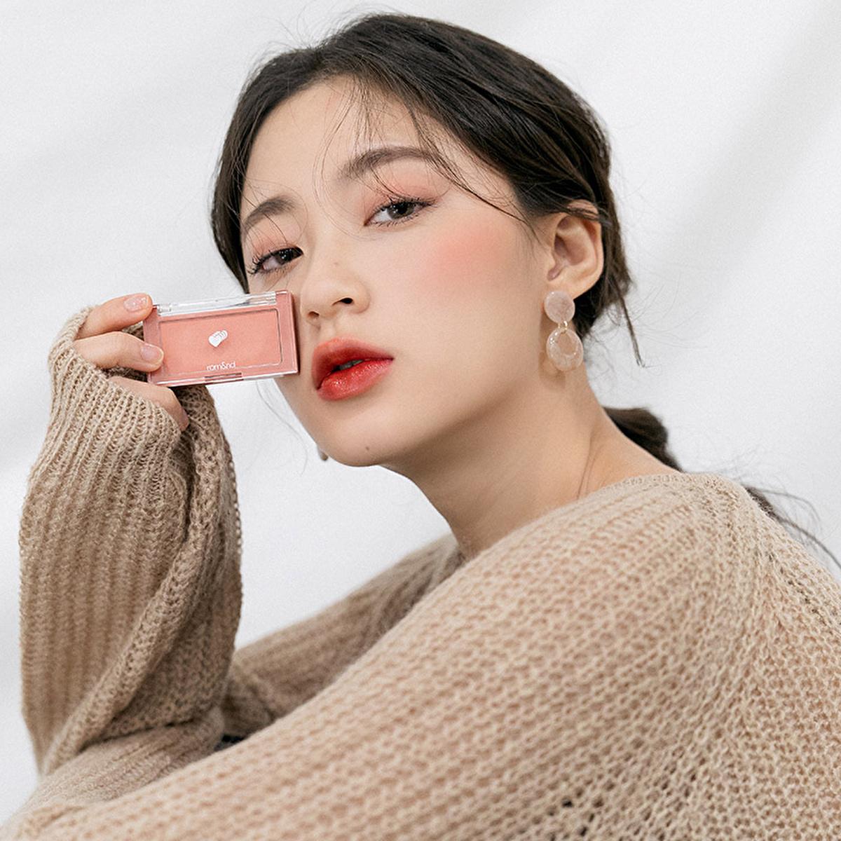 rom&nd Better Than Cheek Blush - C03 Fig Chip: Natural Pastel Blush for Long-Lasting, Oil Control & Silky Smooth Finish by Beauty Care Bag