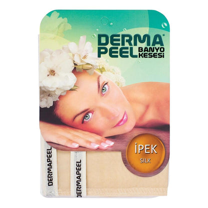 Dermapeel Natural Silk Bath Mitt for Smooth Skin by Beauty Care Bag