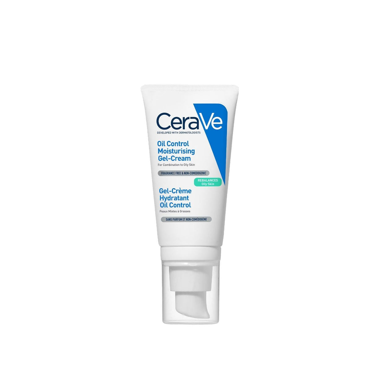CeraVe Oil-Free Facial Moisturizer: Hydrates Oily & Acne-Prone Skin, Dermatologist Recommended, Non-Comedogenic - 1.76 fl oz by Beauty Care Bag