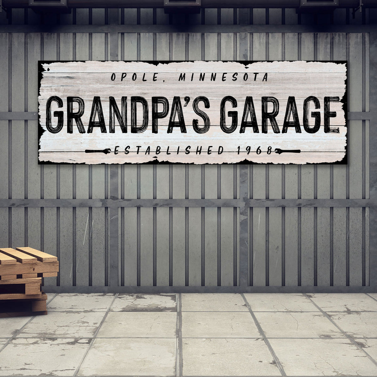 Grandpa Garage Sign II by Tailored Canvases