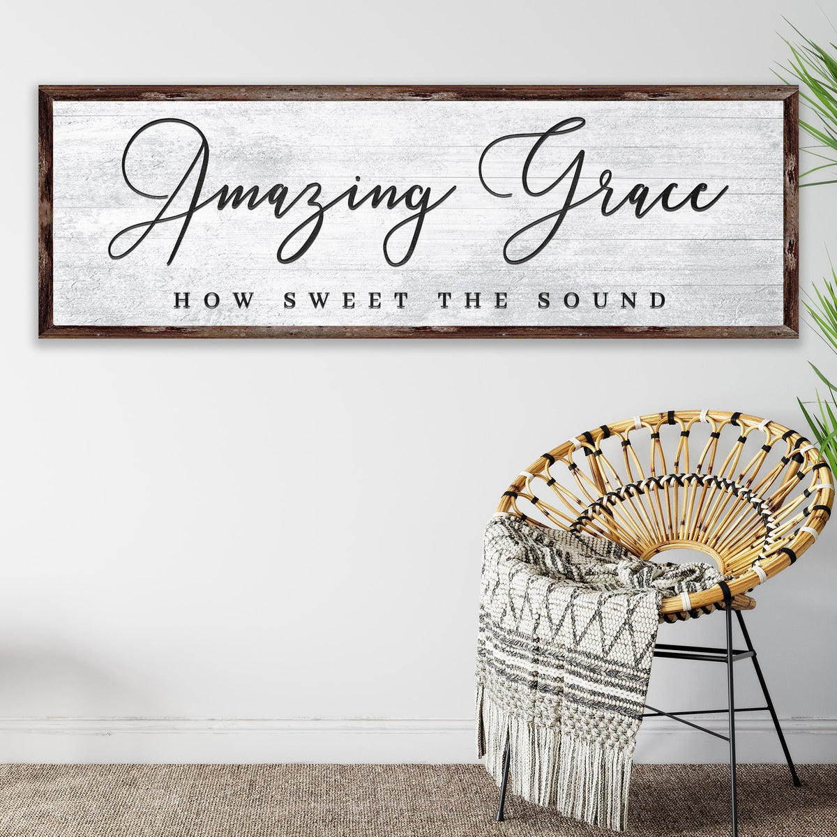 Amazing Grace How Sweet The Sound Sign by Tailored Canvases