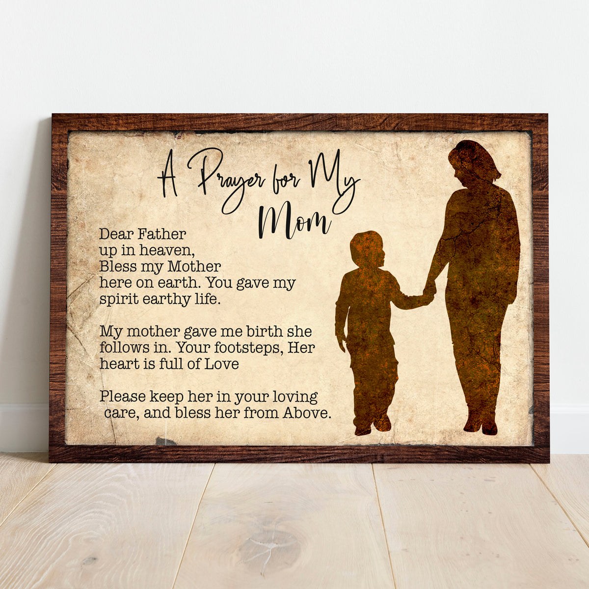 A Prayer For My Mom Mother's Day Gift Sign by Tailored Canvases