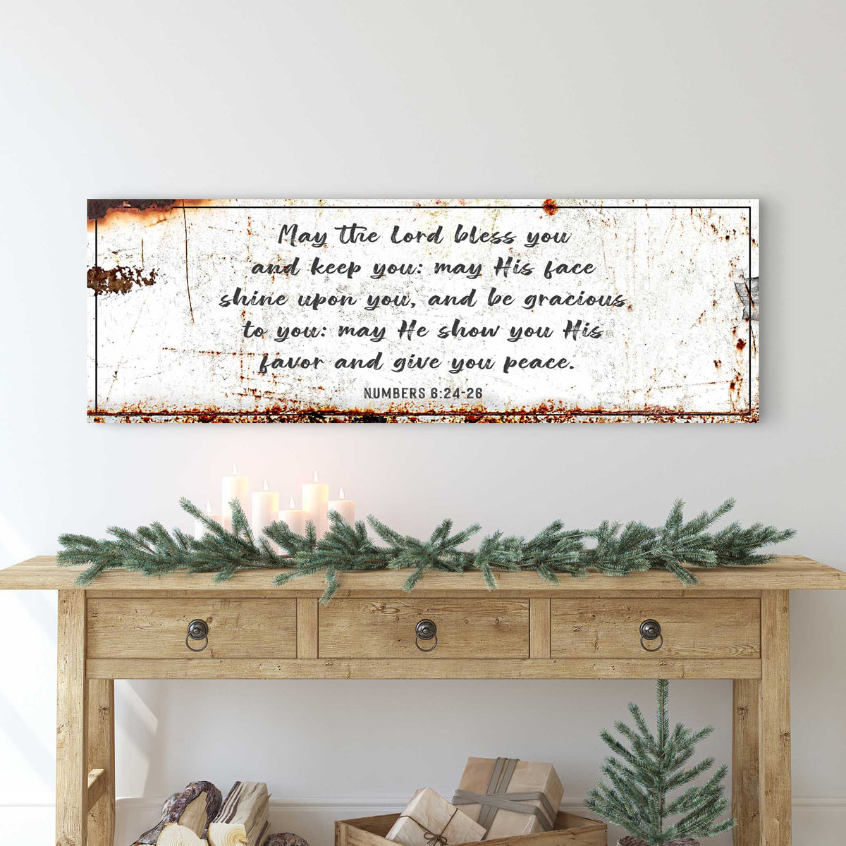 Numbers 6:24-26 - May The Lord Bless You Sign by Tailored Canvases