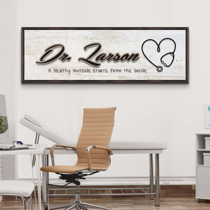 Doctor Name Sign by Tailored Canvases