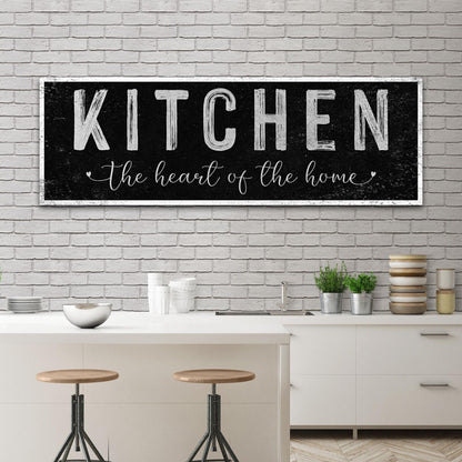 Kitchen Is The Heart Of The Home Sign III by Tailored Canvases