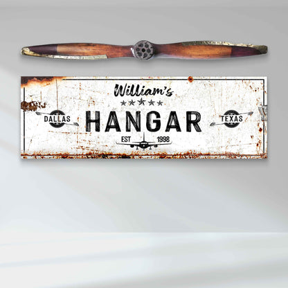 Hangar Sign II by Tailored Canvases