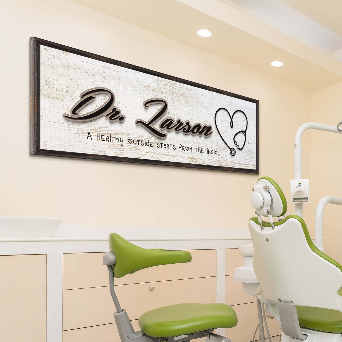 Doctor Name Sign by Tailored Canvases