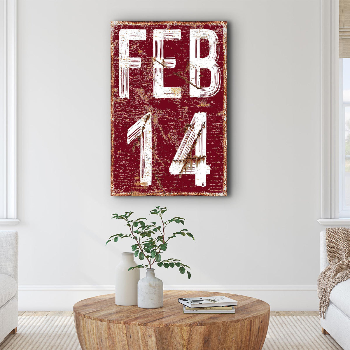 Feb 14 Sign by Tailored Canvases