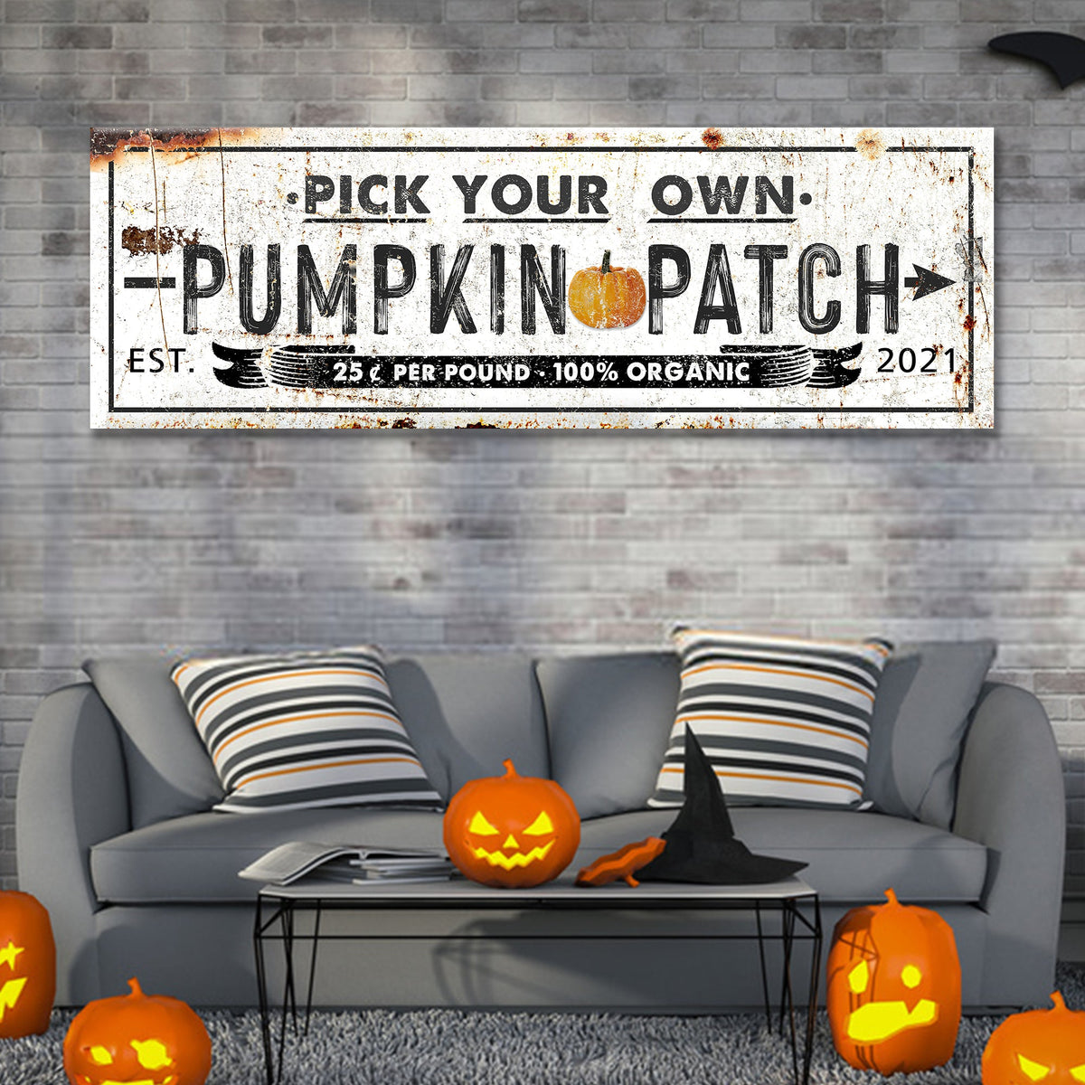 Pick Your Own Pumpkin Patch Sign by Tailored Canvases