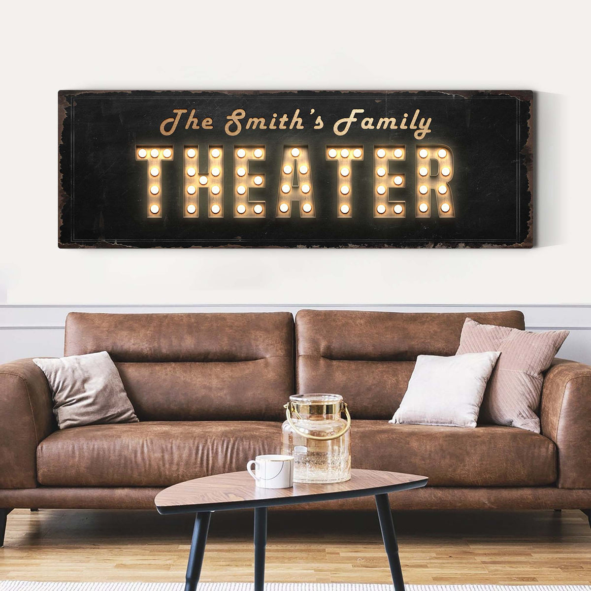 Theater Sign by Tailored Canvases
