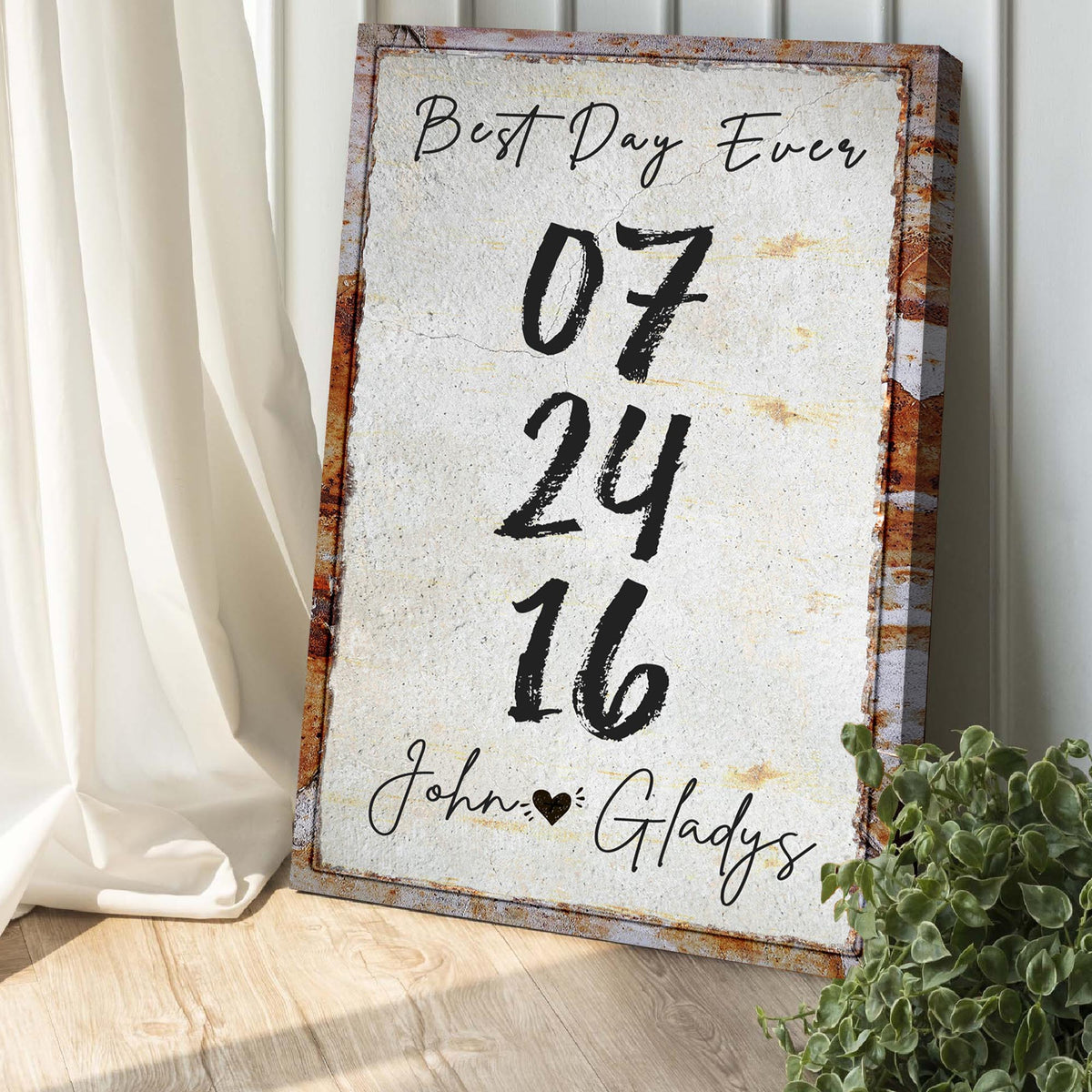 Best Day Ever Sign by Tailored Canvases