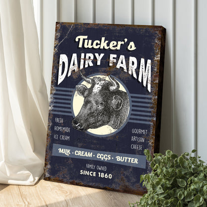 Dairy Farm Sign by Tailored Canvases