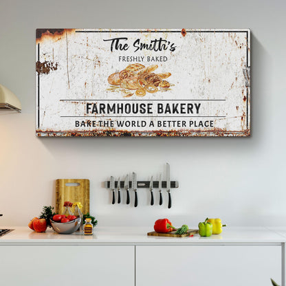 Farmhouse Bakery Sign by Tailored Canvases
