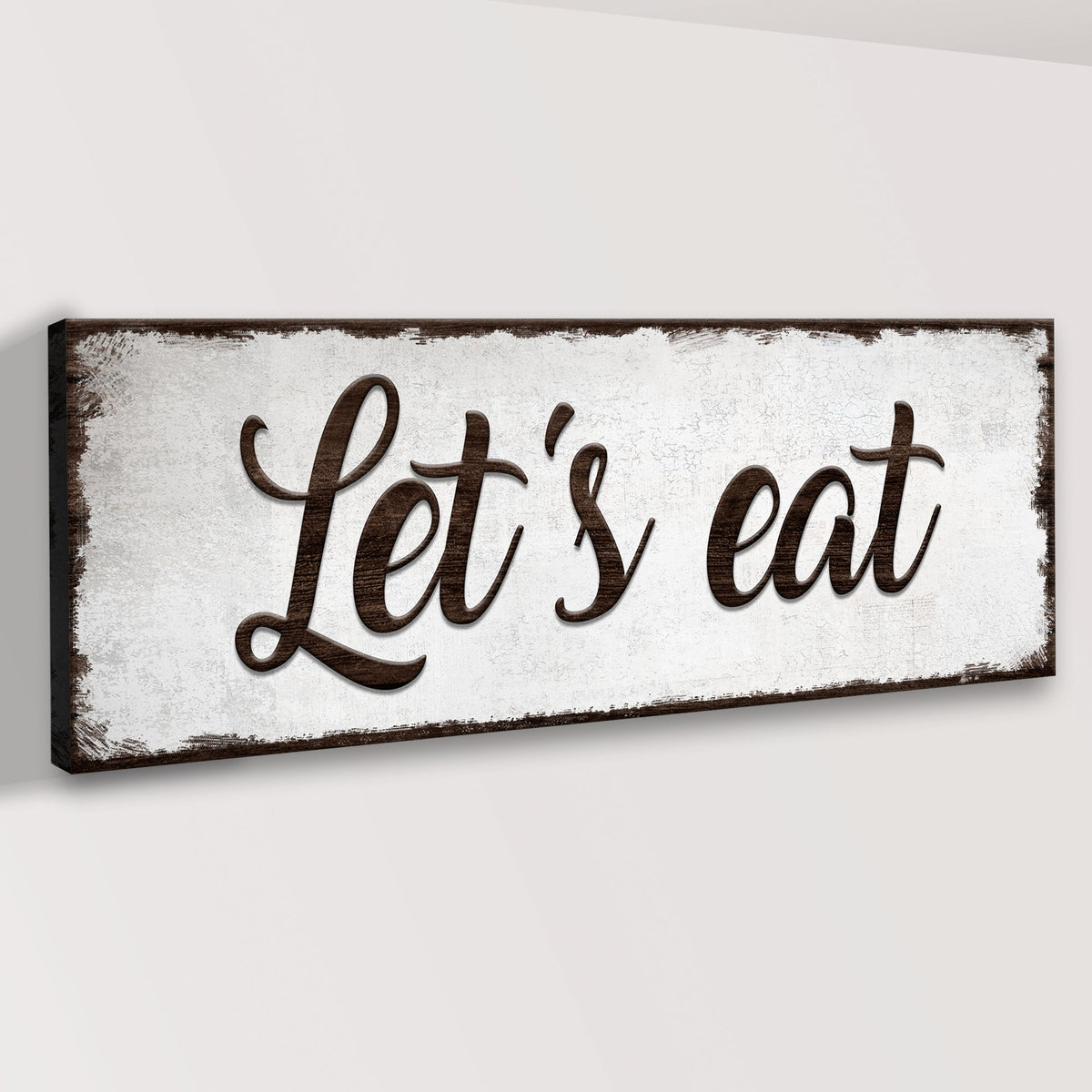 Let's Eat Sign by Tailored Canvases