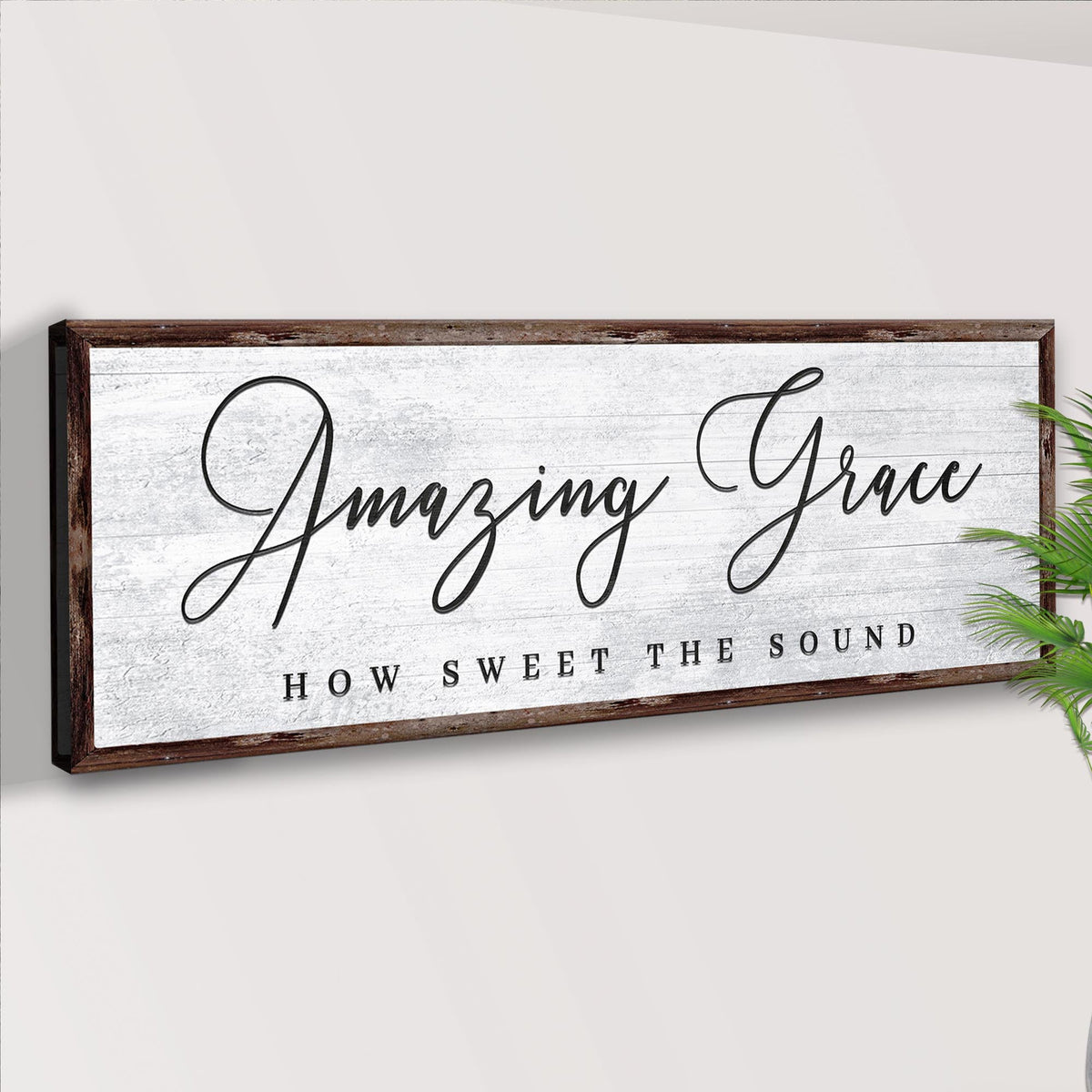 Amazing Grace How Sweet The Sound Sign by Tailored Canvases