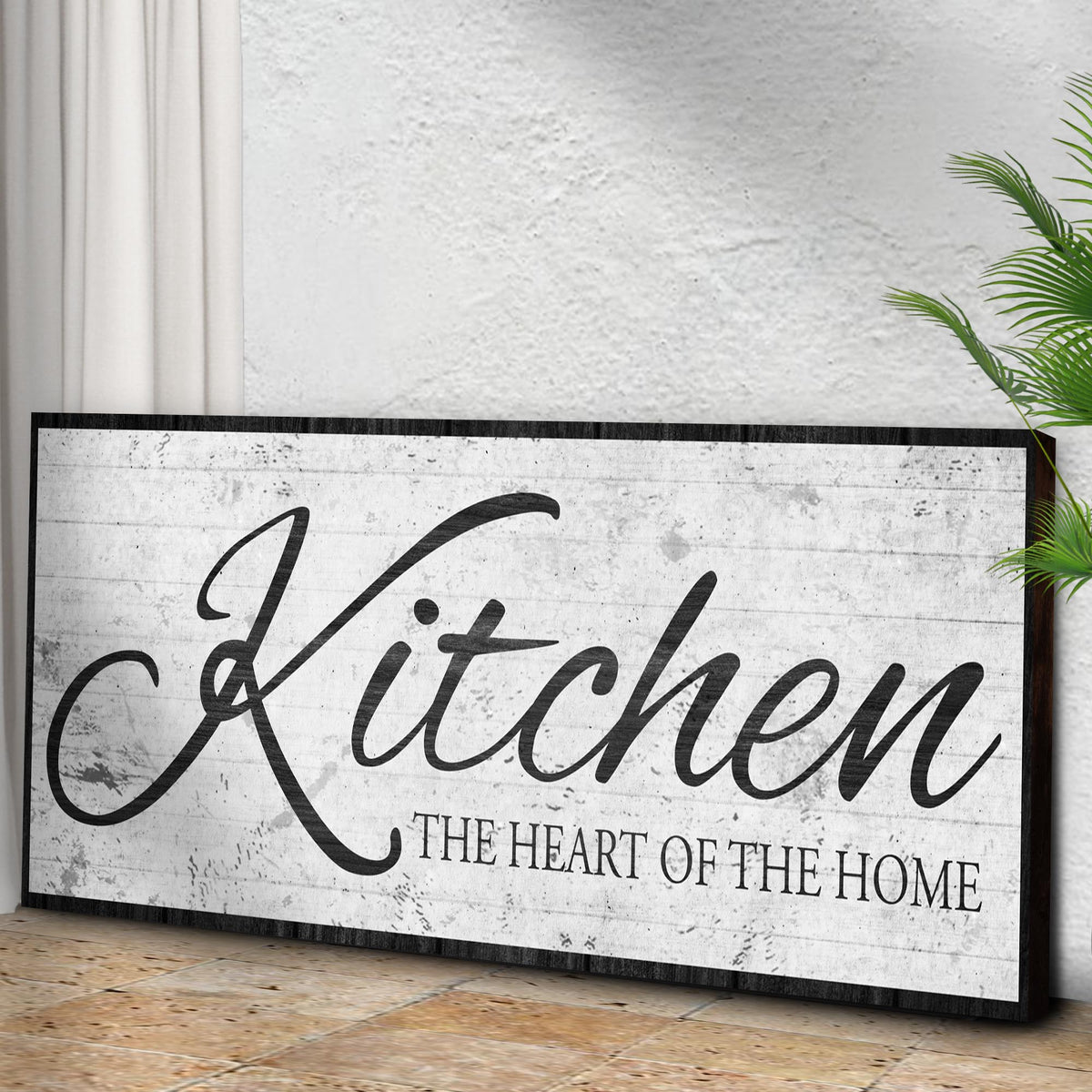 Kitchen Is The Heart Of The Home Sign II by Tailored Canvases