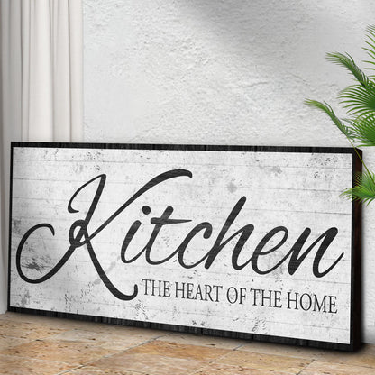 Kitchen Is The Heart Of The Home Sign II by Tailored Canvases