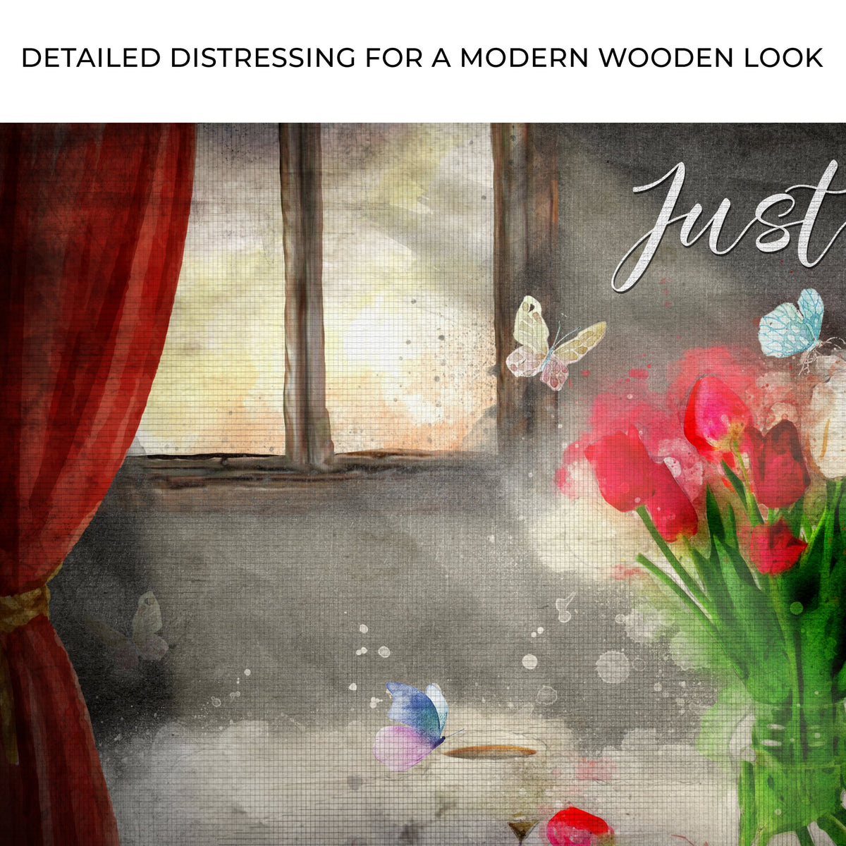 Just Breathe Sign VI by Tailored Canvases