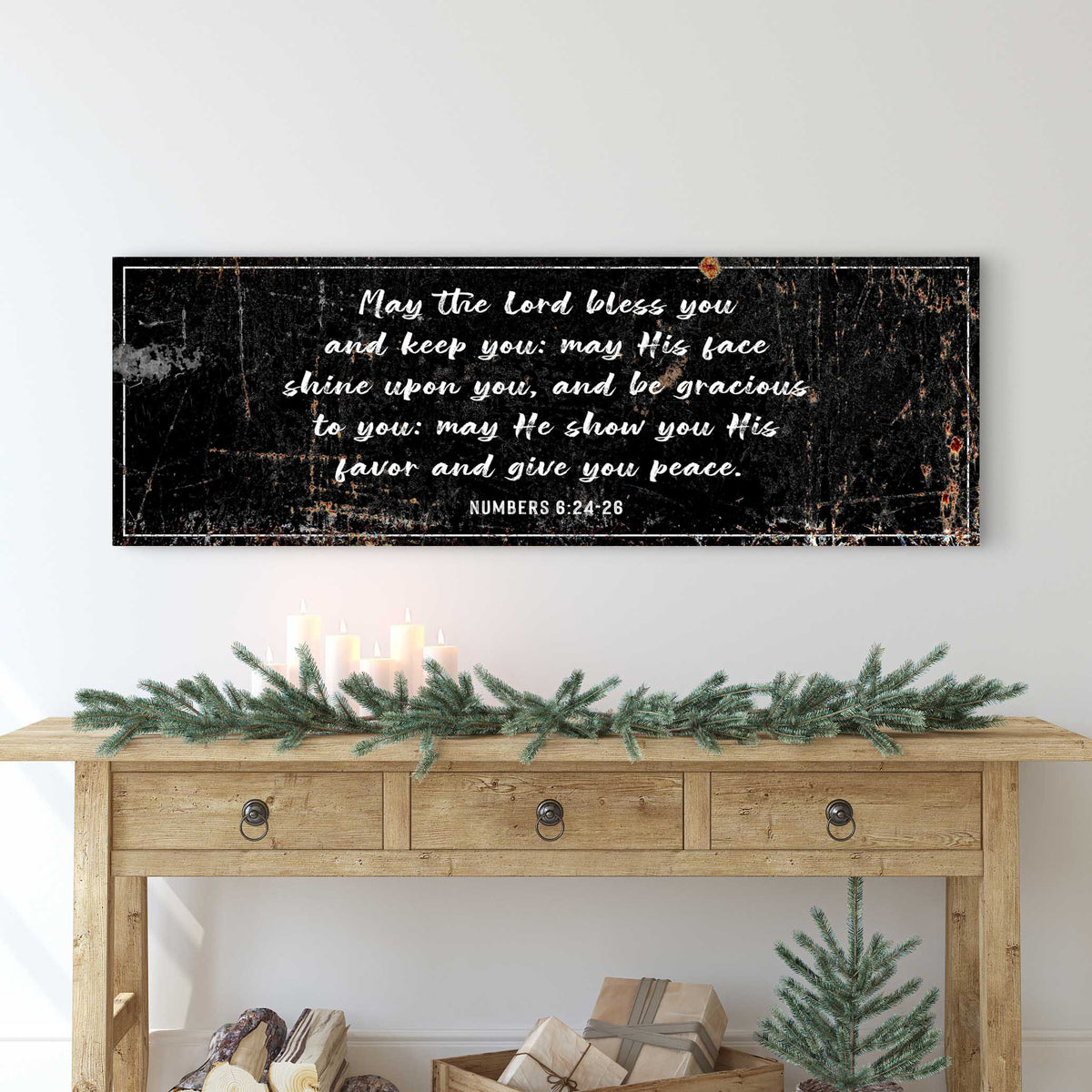 Numbers 6:24-26 - May The Lord Bless You Sign by Tailored Canvases