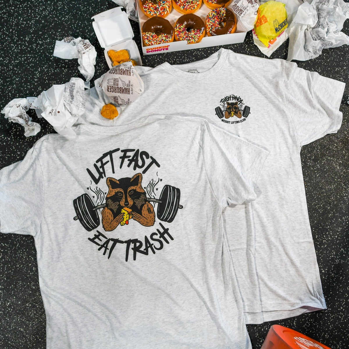 Trash Panda Weight Lifting Club - Tee by Tango Charlie Apparel