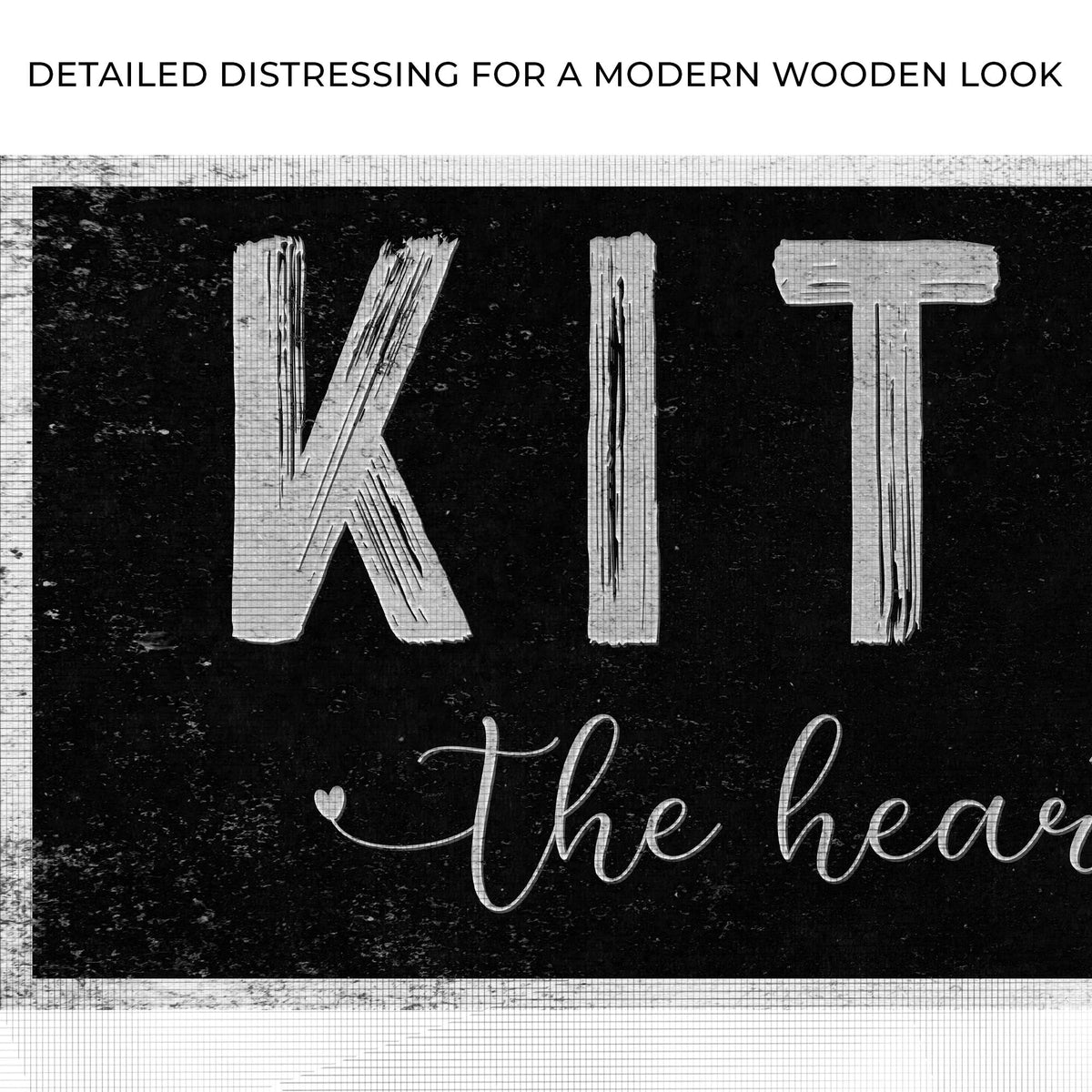 Kitchen Is The Heart Of The Home Sign III by Tailored Canvases