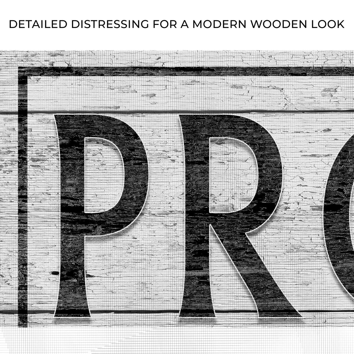 Progress Not Perfection Sign by Tailored Canvases