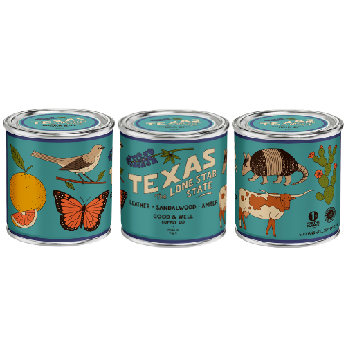 Texas State Candle by Good & Well Supply Co.